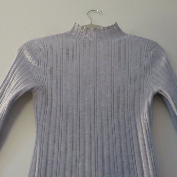 ANTHROPOLOGIE DAILY PRACTICE Textured Column Sweater Dress in Heathered Gray XXS - Picture 11 of 16